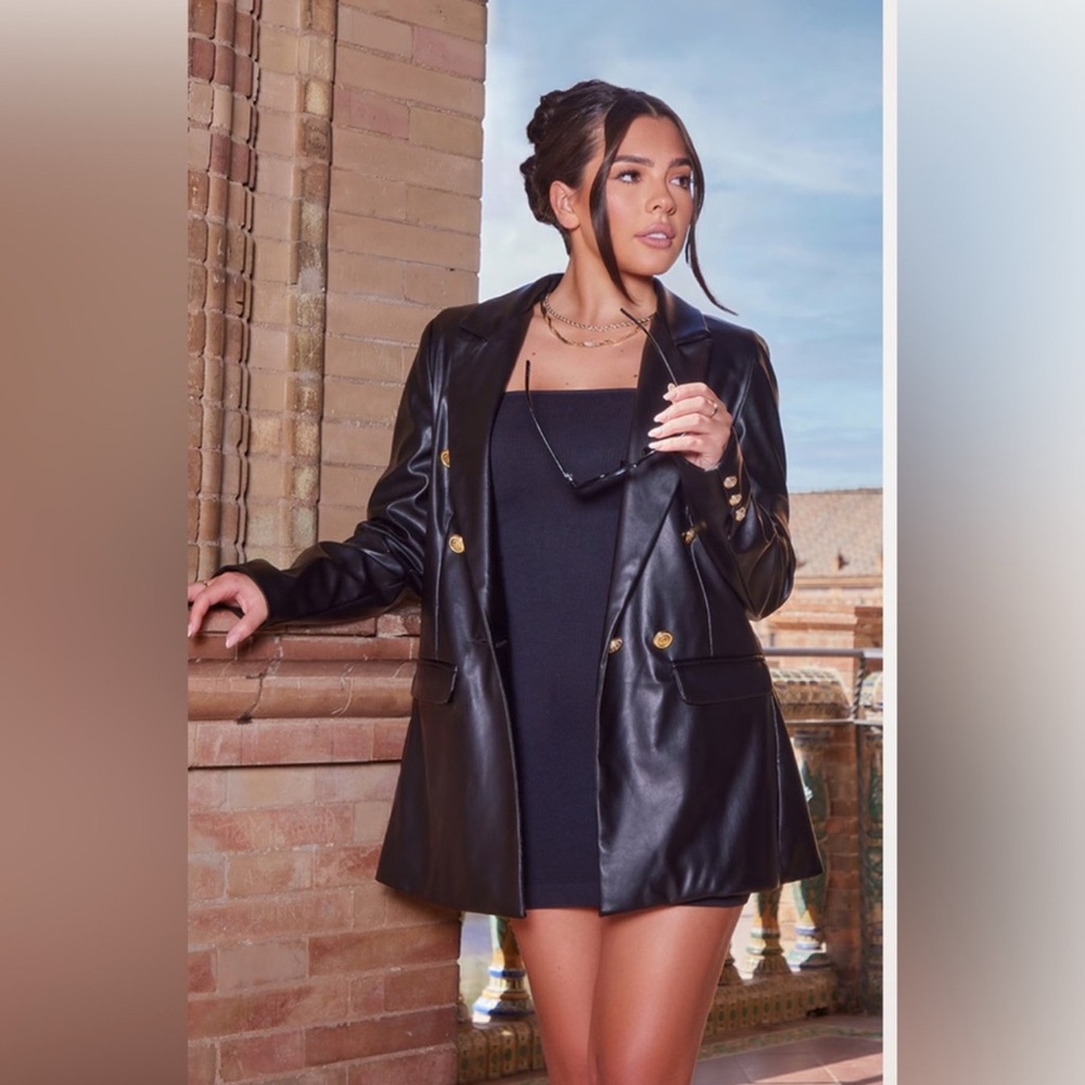 PRETTY LITTLE THING Elegant Black Women's Jacket